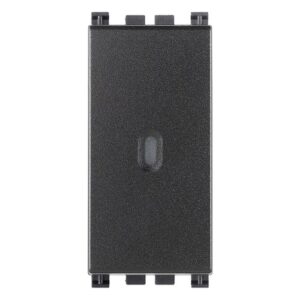 Deviatore 1P 16A Illuminabile Grigio Assiale